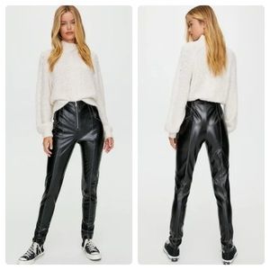 Aritzia Sunday Best Tessy Pants Vegan Leather